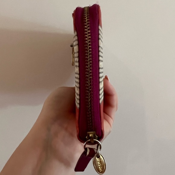 Fossil wallet | pink, orange, cream & purple - Picture 3 of 5